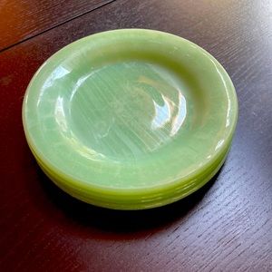 Fire King Jadeite side plates (set of 4)